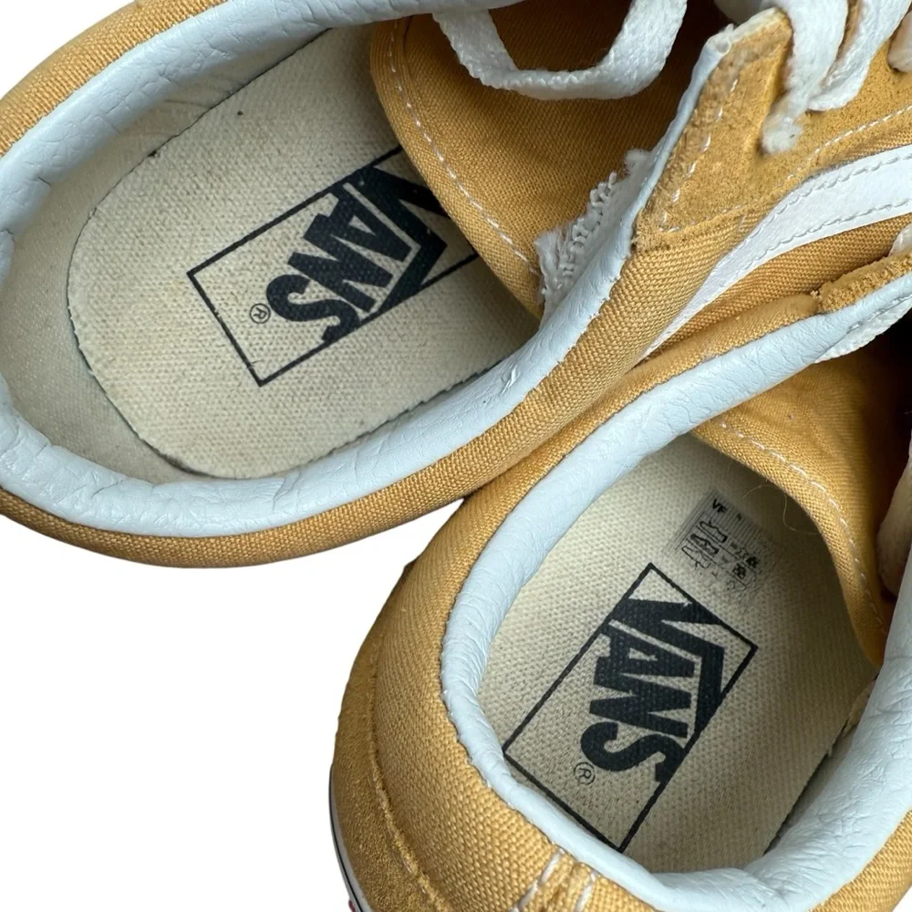 Vans Men's Old Skool Mustard Yellow Low Top Skateboard Sneakers Shoes M 8/W 9.5